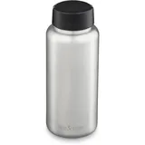 Klean Kanteen Wide Loop Cap Trinkflasche 1.2l brushed stainless (1009495)