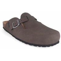 thies Herren Eco Bio Clog, charcoal herren, clog, bequem, leicht, sommer, wi Hausschuh ergonomisch grau 47