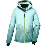 KILLTEC Mädchen Skijacke/Funktionsjacke mit Kapuze und Schneefang KSW 328 GRLS SKI JCKT, mint, 128,