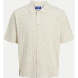 Poloshirt Gestrickt Beige XXL