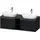 Duravit D-Neo Konsolenwaschtischunterbau wandhängend Eiche Schwarz Matt 1400x550x459 mm - DE4950B701 DE4950B70160000