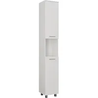 Vicco Hochschrank Ilias, Weiß, 30.2 x 190 cm mit