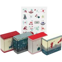 ROTH 24 Adventsboxen Nordic zum Befüllen
