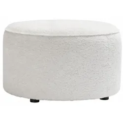 COCO Maison Roan Pouf Hocker, Creme