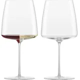 Schott Zwiesel Zwiesel Glas Simplify Rotweingläser 2er Set transparent