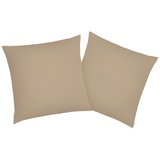 OTTO products Kissenbezüge »Neele Kissenbezug aus Bio-Baumwolle, atmungsaktive Kissenhülle«, (2 St.), beige