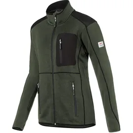 Kübler Workwear | Arbeitsstrickjacke Damen | oliv/schwarz | Größe XS