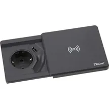 EVOline Square80 mit Qi-Ladefunktion ohne Datenanschluss schwarz