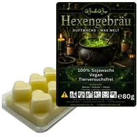 WonderWax Duftwachs WonderWax® Duftwachs 6 Herzen, (Hexengebräu), Duftrichtung: Hexengebräu