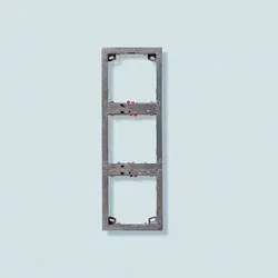 Rahmen-Türstation 3f UP ms Zn-guss messing 99,5x299,5x17mm