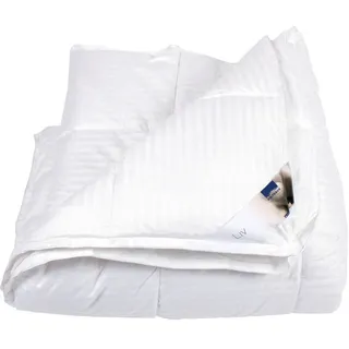 Polydaun LIV 4 Jahreszeiten Bettdecke Einzelbett, weiß, 140 x 200 cm