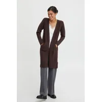 B.YOUNG BYMIRELLE 20806430 Lange Strickjacke mit Taschen in Braun | XL