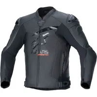 Alpinestars GP Plus R V4 Airflow Lederjacke - Schwarz/Schwarz