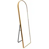 Fragix Standspiegel, Gold, Metall, 40x150x4 cm, Spiegel, Standspiegel
