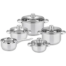 ELO Galactica Topf-Set 5-tlg. Kochtopf + Kasserolle + Glasdeckel