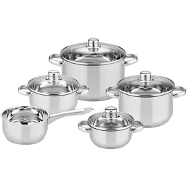 ELO Galactica Topf-Set 5-tlg. Kochtopf + Kasserolle + Glasdeckel