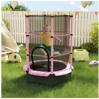 Homcom Kindertrampolin 140 cm Rosa