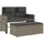 vidaXL Gartenbank 116 x 62 x 83 cm Grau