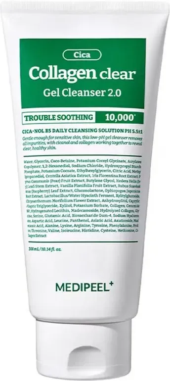 Medi-Peel Green Cica Collagen Clear Gel Reiniger 2.0 - 120 ml
