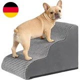 Hundetreppe Für Kleine Hunde 40 Cm Hoch, Haustiertreppe Für Bett Und Sofa Aus Ho