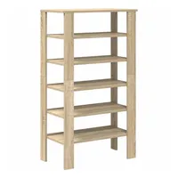 VidaXL Schuhregal Sonoma-Eiche 61x32x105 cm Holzwerkstoff