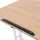 HJH Office 830069 Stehpult höhenverstellbar Workstation I 80x60 Weiß/Eiche Computertisch mit Rollen, Laptop Tisch neigbar