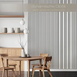 HEXIM Akustikpaneel Holz Mila weiß 2 St. 278 x 60 cm