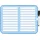 TimeTex Whiteboard mit 2 x 10 Rechenkästchen