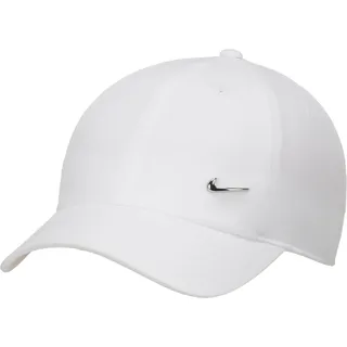 Nike Dri-FIT Club Unstructured Metal Swoosh Cap 100 white/metallic silver S/M