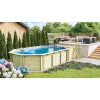 Karibu Rundpool Modell 4 Variante C 400 x 610 cm