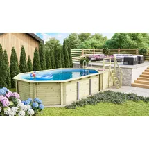 Karibu Rundpool Modell 4 Variante C 400 x 610 cm