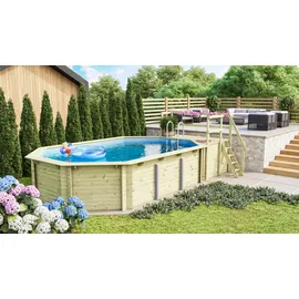 Karibu Rundpool Modell 4 Variante C 400 x 610 cm
