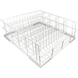 GSP Professional Spülkorb Gläserspülkorb Drahtgitterkorb 500x500 mm x 5 Reihen Draht Gastro - Für alle Maschinen geeignet