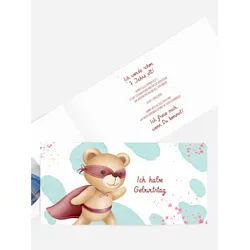 Einladungen zum Geburtstag  selbst gestalten mit Spruch und Fotos im Onlinedesigner bei Meine-Kartenmanufaktur.de