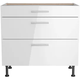 OPTIFIT Unterschrank Optikomfort Rurik986 90 x 87 x 58,4 cm Weiß