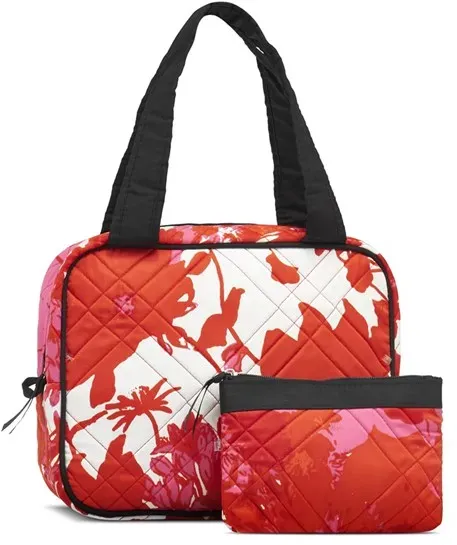 2-piece toilet bag set in organic cotton.