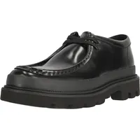 CLARKS Schnürschuh CLARKS "Badell Seam", Herren, Gr. 45, schwarz,