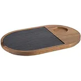 APS Servierbrett/Speisenbrett, 2-teilig28 x 17,5 cm, H: 2 cm