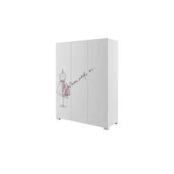 Kleiderschrank  Fashion Pink ¦ weiß ¦ Maße (cm): B: 150 H: 200