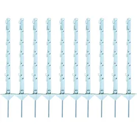 ELECTRA Kunststoffpfahl 75 cm Weiß