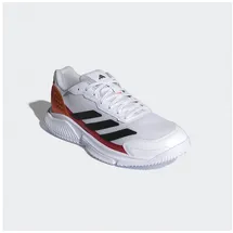 adidas Courtquick Padel Schuh Herren Cloud White/Core Black/Lucid Orange 46