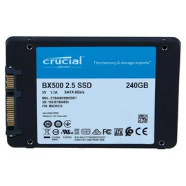 Crucial CT240BX500SSD1 BX500 240GB SATA 2.5'' SSD 6.0Gb/s 540 MB/sRead, 500 MB/s Write