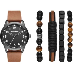 Quarzuhr SKECHERS, braun (cognacfarben), Armbanduhren, Herren, Armbanduhr, Herrenuhr, analog, Geschenkidee