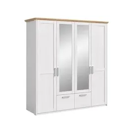 Möbel Boss Kleiderschrank Verona 188 x 200 x 61 cm Eiche