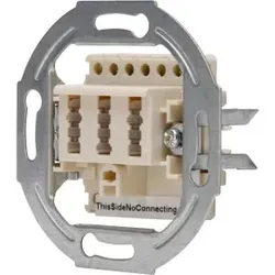 Kopp 119201185 Telefonanschlussdose TAE, 1 Amtsleitung und 2 Zusatzgeräte, 3x6-polig, NFN-Codierung