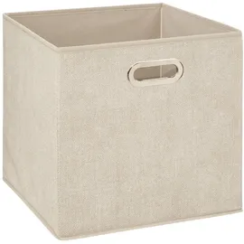 5 five simply smart Aufbewahrungskorb 31 x 31 x 31 cm 1-tlg. beige meliert