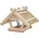 Vogelfutterhaus Friesland Maße 35x30x28 cm Kiefer FSC 100
