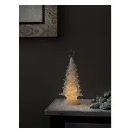 Konstsmide 2803-000 Acryl-Figur Weihnachtsbaum Warmweiß LED Klar