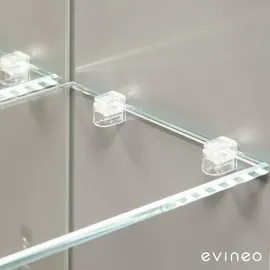 Evineo Bodenträger-Set für Spiegelschrank 8 Stück BL000061