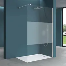 mai & mai Walk-In-Dusche 50 x 200 cm transparent Sicherheitsglas BRAM3 Bremen2MS